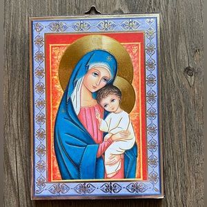 Small Icon of Madonna and Child Jesus